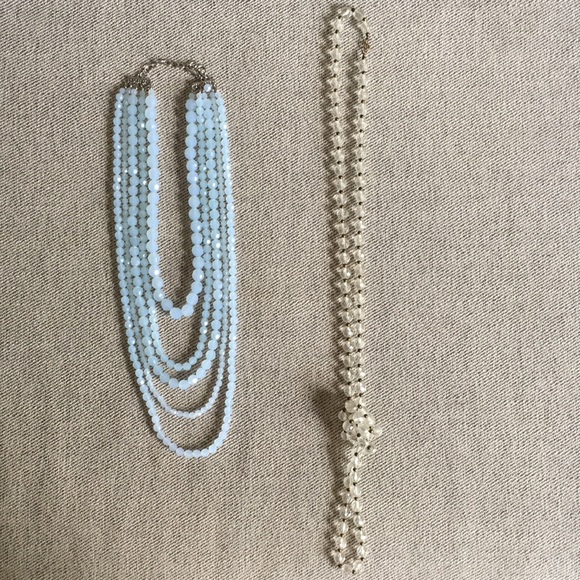 Two long draping beaded necklaces - Picture 1 of 3